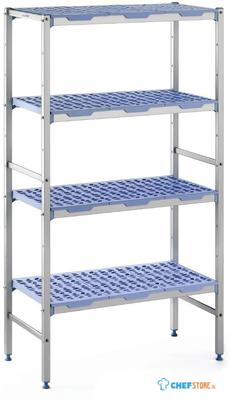Tournus lijnrek met 4 schappen 40x149cm | GM604