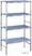 Tournus lijnrek met 4 schappen 50x890cm | GM613