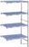 Tournus hoekrek met 4 schappen 50x125cm | GM621