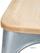 Bolero Bistro Gegalvaniseerd Stalen Stoelen met Houten Zitting (4 Stuks) - Bolero GM642 4
