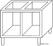 Gastro M 650 open onderkast 80 breed 65/80 B |  GN073 2