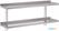 Gastro M RVS wandplank zonder steunen 100x40cm | GN183 3