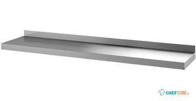 Gastro M RVS wandplank zonder steunen 140x40cm | GN185