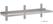 Gastro M RVS wandplank zonder steunen 160x40cm | GN187 4