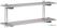 Gastro M RVS plankdrager voor wandplank 100cm | GN193 3