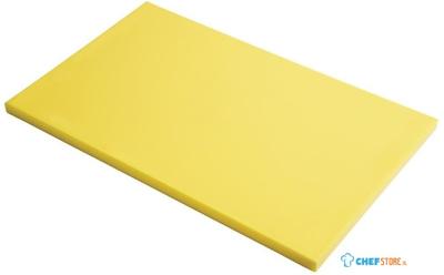 Gastro M GN1/2 HDPE snijplank glad geel 15mm | GN327