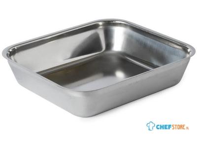 RVS vleesbak 244x216x55mm | GN789