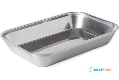 RVS vleesbak 350x240x55mm | GN791
