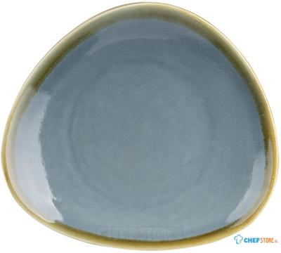 Olympia Kiln driehoekige borden blauw 28cm | GP343