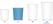 Fiesta koffiebekers ribbelwand blauwgrijs 225ml 4