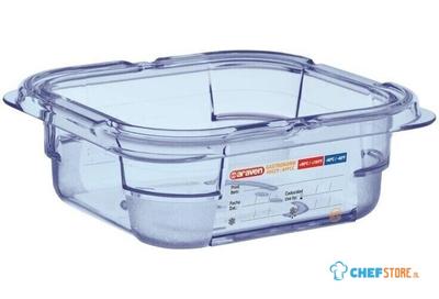 Araven | Voedseldoos | ABS | Blauw | GN1/6 | 6.5cm hoog | GP570