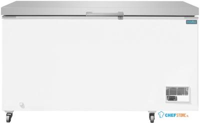 Polar G-Serie Vrieskist met Roestvaststalen Deksel 378ltr - GP897