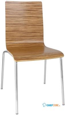 Bolero stoel met vierkante rug eiken - 4 stuks | GR344