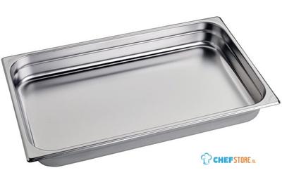 Gastro M | RVS GN1/1 bak | 6.5cm hoog | GR725