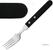 Amefa steakvork met zwart heft | H002