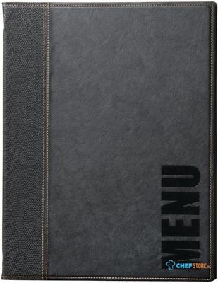 Securit menumap Trendy A5 zwart | H714