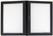 Securit menumappen set 20st. hout A4 zwart | H759 9