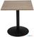 Bolero vierkant tafelblad wengé 70cm | HC295 6