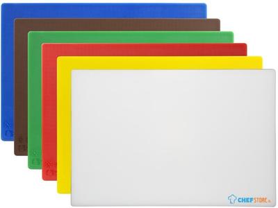Hygiplas antibacteriële LDPE snijplanken set 450x300x10mm | HC870