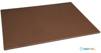 Hygiplas LDPE snijplank bruin 600x450x10mm | HC873