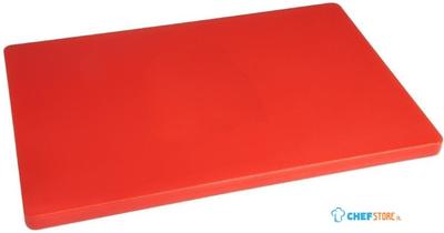 Hygiplas LDPE extra dikke snijplank rood 600x450x20mm | HC878