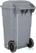 Jantex 120Ltr Container met Voetpedaal Grijs - HC923 4