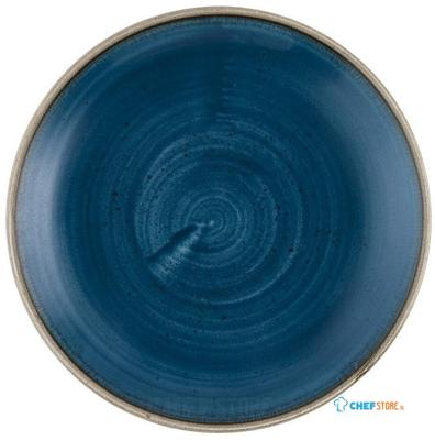 Churchill Super Vitrified Churchill Stonecast Java Blue Evolve Coupe Bord 16.5 cm Pak van 12 - HR383