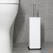 Jantex Vierkante Toiletborstel en Houder - wit - HT477 5