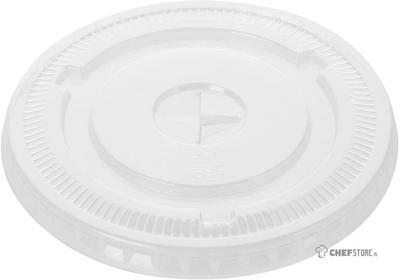 Fiesta Recyclable HU062 Fiesta recyclebare rPET platte deksels voor 12/16/20oz bekers (400 stuks)