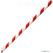 Fiesta Compostable Fiesta Composteerbare Papieren Lepelrietje Rood & Wit Gestreept 210x8mm (Pak van 250) - HU366