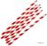Fiesta Compostable Fiesta Composteerbare Papieren Lepelrietje Rood & Wit Gestreept 210x8mm (Pak van 250) - HU366 2