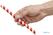 Fiesta Compostable Fiesta Composteerbare Bubble Tea Rietjes Rood & Wit 12x210mm (Verpakking van 150) - HU368 3