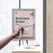 Europel Info Frame / Zelfklevende Set 2 Stuks A4 Zilver - HU455 5