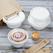 Fiesta Recyclable Fiesta Composteerbare Bagasse Deksels voor 400/500ml Kom Basissen (pakket van 50) - HW025 6