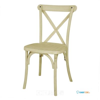 Bolero Manhattan Kruisrug Harsstoelen Naturel (Set van 4) - HW282