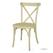 Bolero Manhattan Kruisrug Harsstoelen Naturel (Set van 4) - HW282