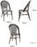 Bolero Parijse Stijl PE Rattan Stoel Zwart Dot Mix (2 Pack) - HW598 5