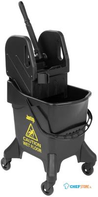 Jantex 20Ltr Hoge Mopemmer en Wringer - Gele Oplage - HW638