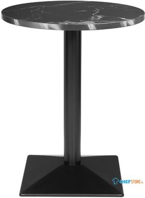 Bolero Complete Tafel Rond Zwarte Steeneffect 600mm - HW854