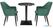 Bolero Complete Tafel Rond Zwarte Steeneffect 600mm - HW854 5