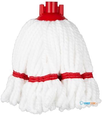 Jantex Microvezel Mopkop Rood Streep 150g - HX249