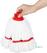Jantex Microvezel Mopkop Rood Streep 150g - HX249 3