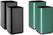 Bolero Vierkante Afvalbak Titanium Zwart 10Ltr - HX260 5