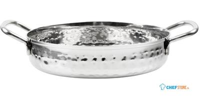 Olympia Tafelpresentatie Handvat Schotel RVS Gehamerd 125mm - HY110