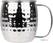 Olympia Barware Gehamerde RVS Mokken 440ml (verpakking van 6) - HY113