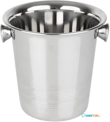 Olympia IJsemmer met Handvatten en Geëtst Detail RVS 1050ml - HY121