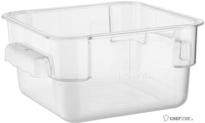 Vogue HY400 Hygiplas Polycarbonaat Vierkante Opbergbak 1.5Ltr