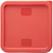 Vogue HY408 Hygiplas Vierkante Voedselbewaarbak Deksel Rood Medium 2