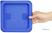 Vogue HY410 Hygiplas Vierkante Voedsel Opslag Container Deksel Blauw Klein 3