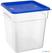 Vogue HY412 Hygiplas Vierkante Voedselopslagdeksel Blauw Groot 4